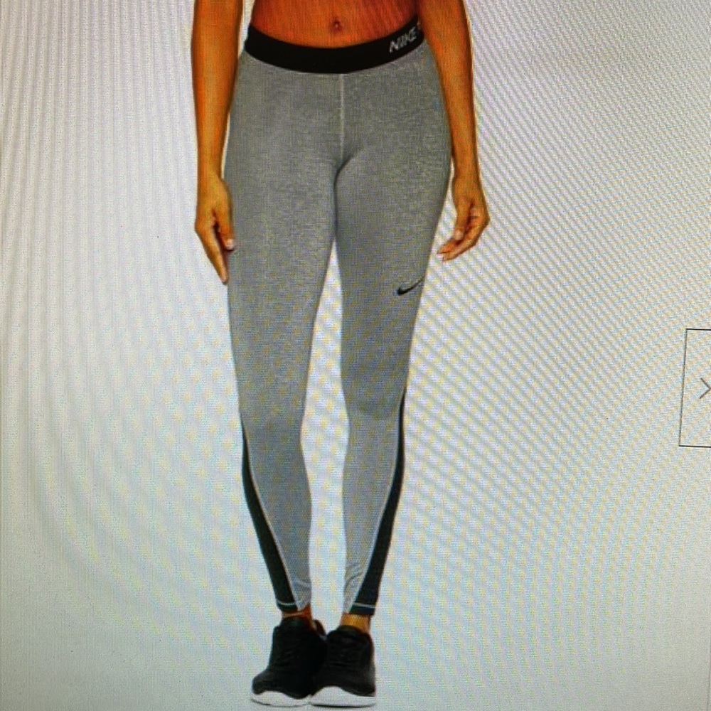 Nike Women’s Pro Warm Training Tights Gray/Black